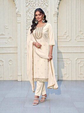 Rayon Traditional Salwar Kameez, Cultural Wear for Women